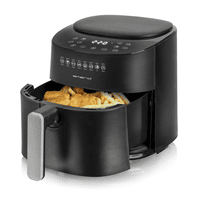 EMERIO EMERIO AF-129369 Smart Fryer Heißluftfritteuse (4,5 l, 1300 Watt, Schwarz)