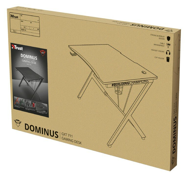 Biurko dla graczy TRUST GXT 711 Dominus