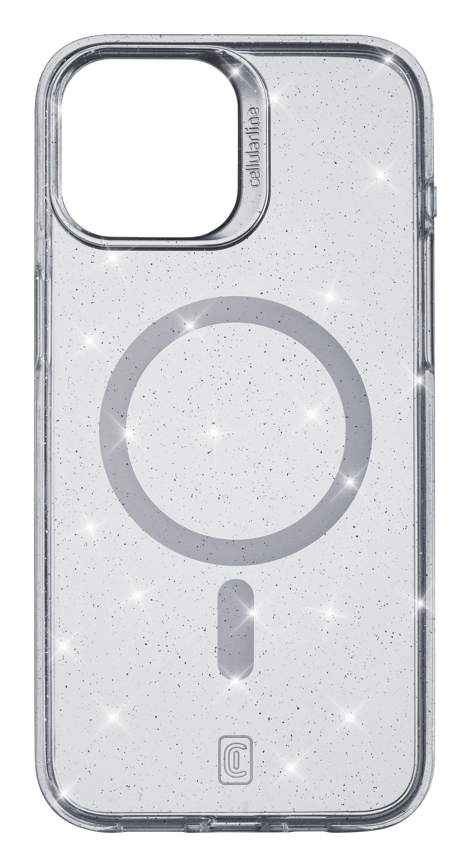 LINE CELLULAR Backcover, Sparkle 15, Apple, Mag, Transparent iPhone