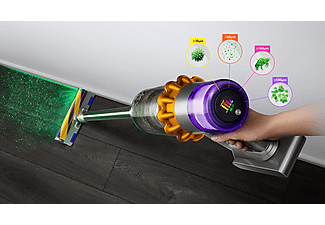 DYSON V15 Detect Kablosuz Şarjlı Dikey Süpürge Sarı Nikel_1