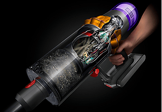 DYSON V15 Detect Kablosuz Şarjlı Dikey Süpürge Sarı Nikel_3