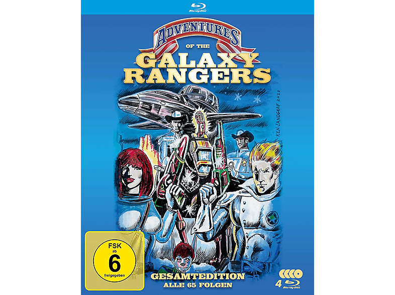 Blu-ray 65 Galaxy Rangers Gesamtedition: Folgen Alle -