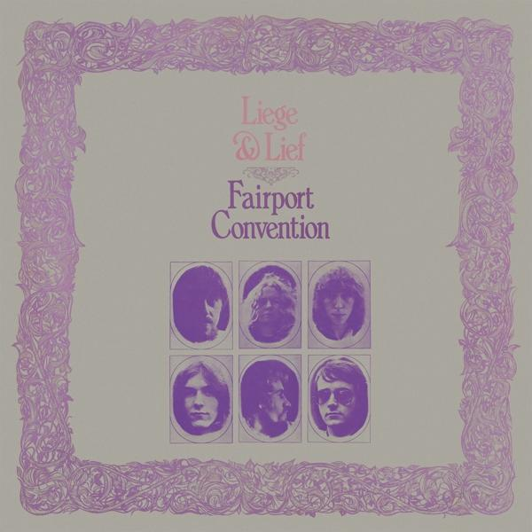 "Liege & Lief" zenekar nevével és hat portréfotóval ellátott albumborító.