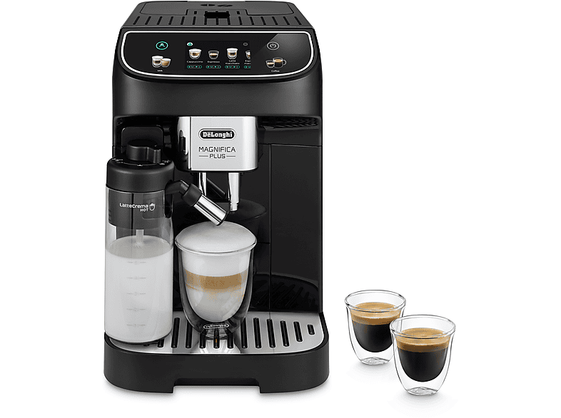 DE LONGHI ECAM320.60.B Magnifica Plus Kaffeevollautomat (Schwarz, 13 ...