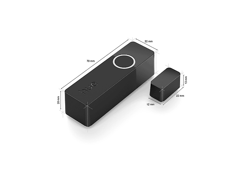 Philips Hue Secure Kontaktsensor Doppelpack Schwarz — Foto 4 von 5