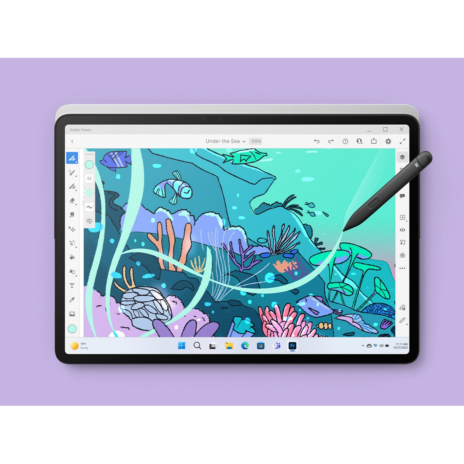 MICROSOFT Surface Laptop Studio 2 Intel Core i7-13700H (Evo) 1 TB 32 GB Platinum QWERTZU (Z1I-00007)
