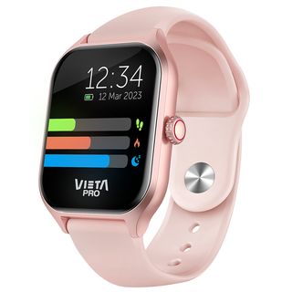 Smartwatch - Vieta Pro Go 2,  Carga Magnética, IP67, Monitor de sueño, Autonomía 7 días,  Rosa