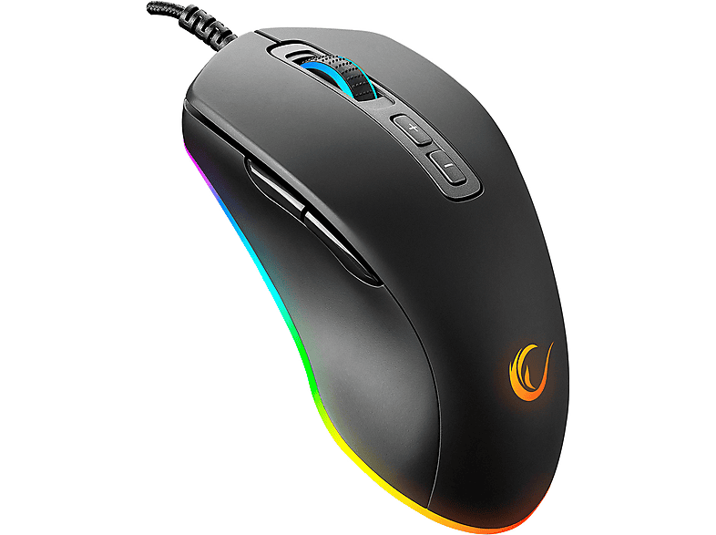 RAMPAGE SMX-R58 Eagle Usb 10000dpi RGB Ledli Makrolu Gaming Oyuncu Mouse Siyah_1