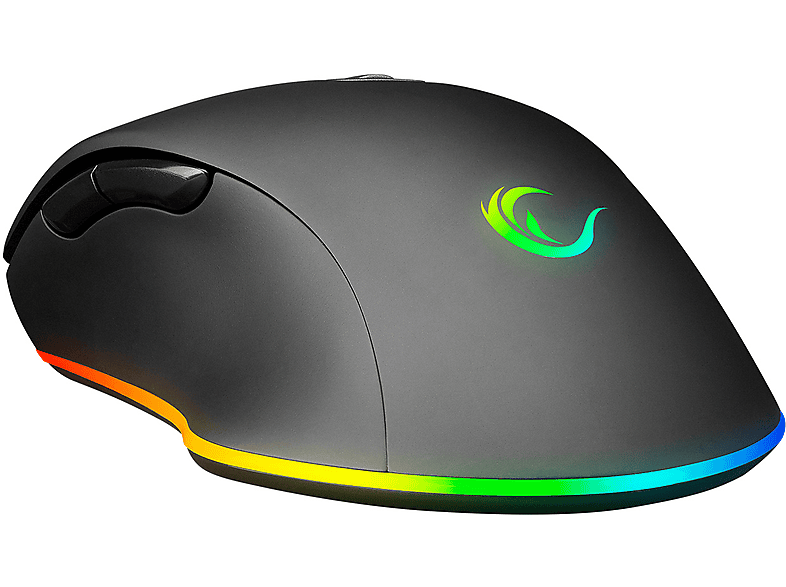 RAMPAGE SMX-R58 Eagle Usb 10000dpi RGB Ledli Makrolu Gaming Oyuncu Mouse Siyah_5