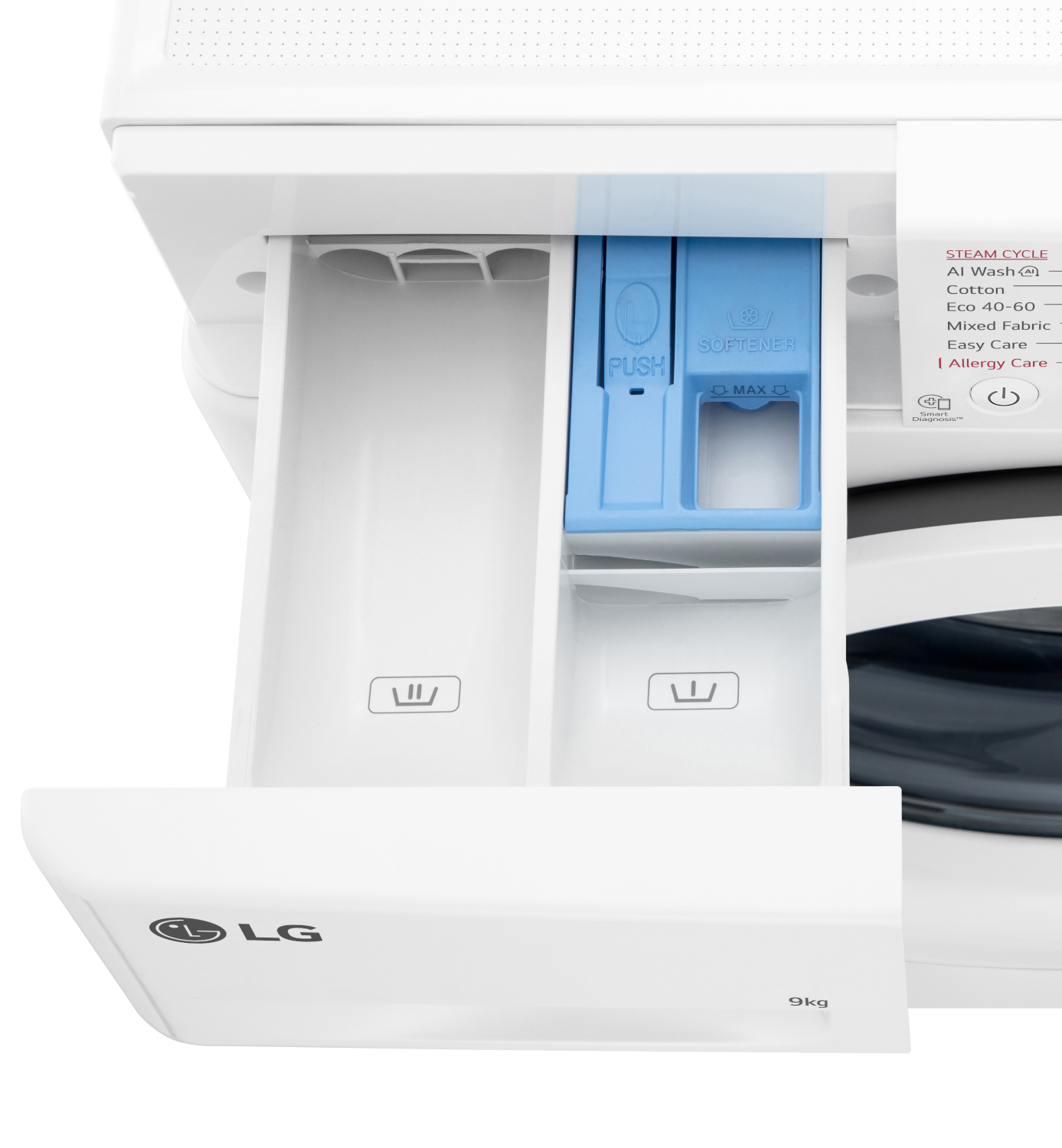 LG F2WR509SWW Elöltöltős mosógép 9kg