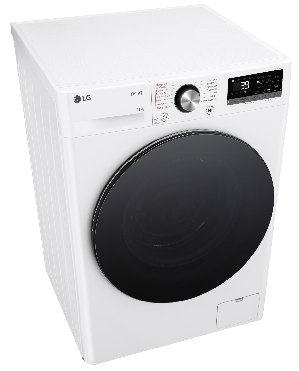 LG F4WR711S2W Elöltöltős mosógép 11kg