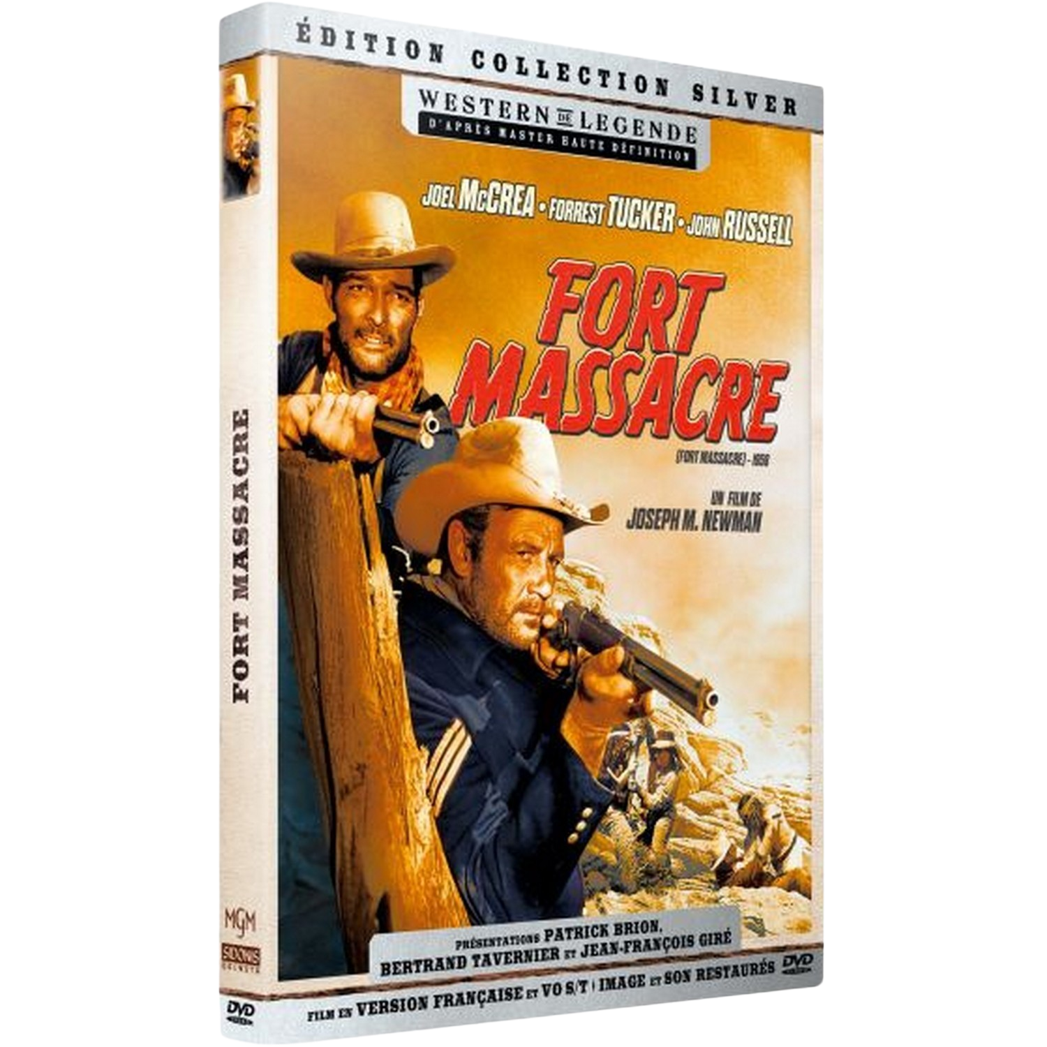 Filmposter met twee cowboys met wapens. De titel is zichtbaar.