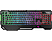 RAMPAGE KB-R121 Crypto Usb RGB Aydınlatmalı Membrane Q Makrolu Gaming Oyuncu Klavye Siyah