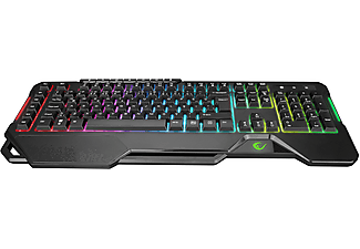 RAMPAGE KB-R121 Crypto Usb RGB Aydınlatmalı Membrane Q Makrolu Gaming Oyuncu Klavye Siyah_2