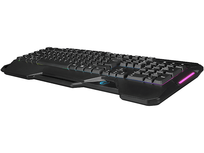 RAMPAGE KB-R121 Crypto Usb RGB Aydınlatmalı Membrane Q Makrolu Gaming Oyuncu Klavye Siyah_4