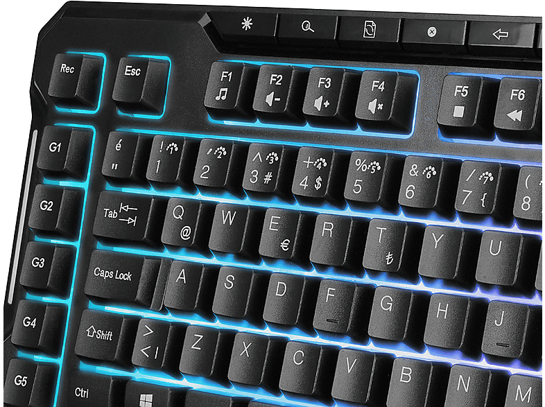 RAMPAGE KB-R121 Crypto Usb RGB Aydınlatmalı Membrane Q Makrolu Gaming Oyuncu Klavye Siyah_5