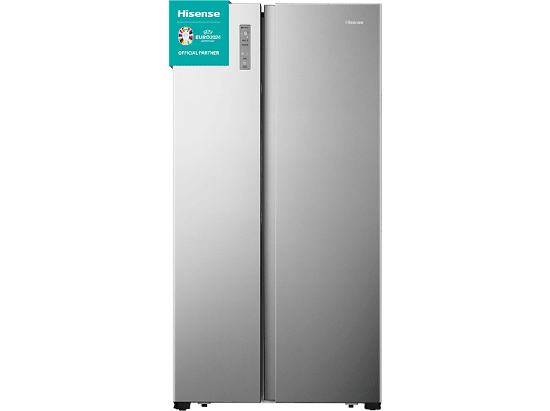 Cecotec Frigorífico Americano 2 Puertas Bolero CoolMarket SBS 430 Inox E.  Side by Side de 430