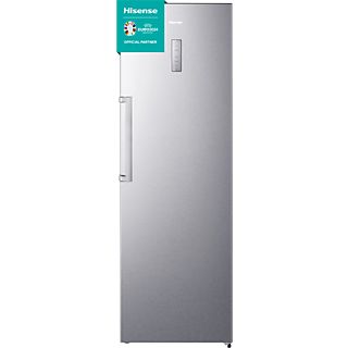 Frigorífico una puerta - Hisense RL481N4BIE, Cíclico, 186 cm, 370 l, Luz interior, Puerta reversible, Gris