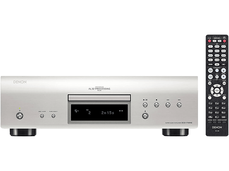 DENON DCD-1700NE CD lejátszó, prémium ezüst