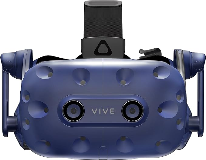 Pack VR - HTC Vive Pro, Pantalla AMOLED, SteamVR 2.0, Auriculares Hi-Res™, Azul