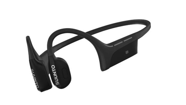 Schwarze Over-Ear-Kopfhörer. Die Kopfhörer sind durch ein Nackenband verbunden.
