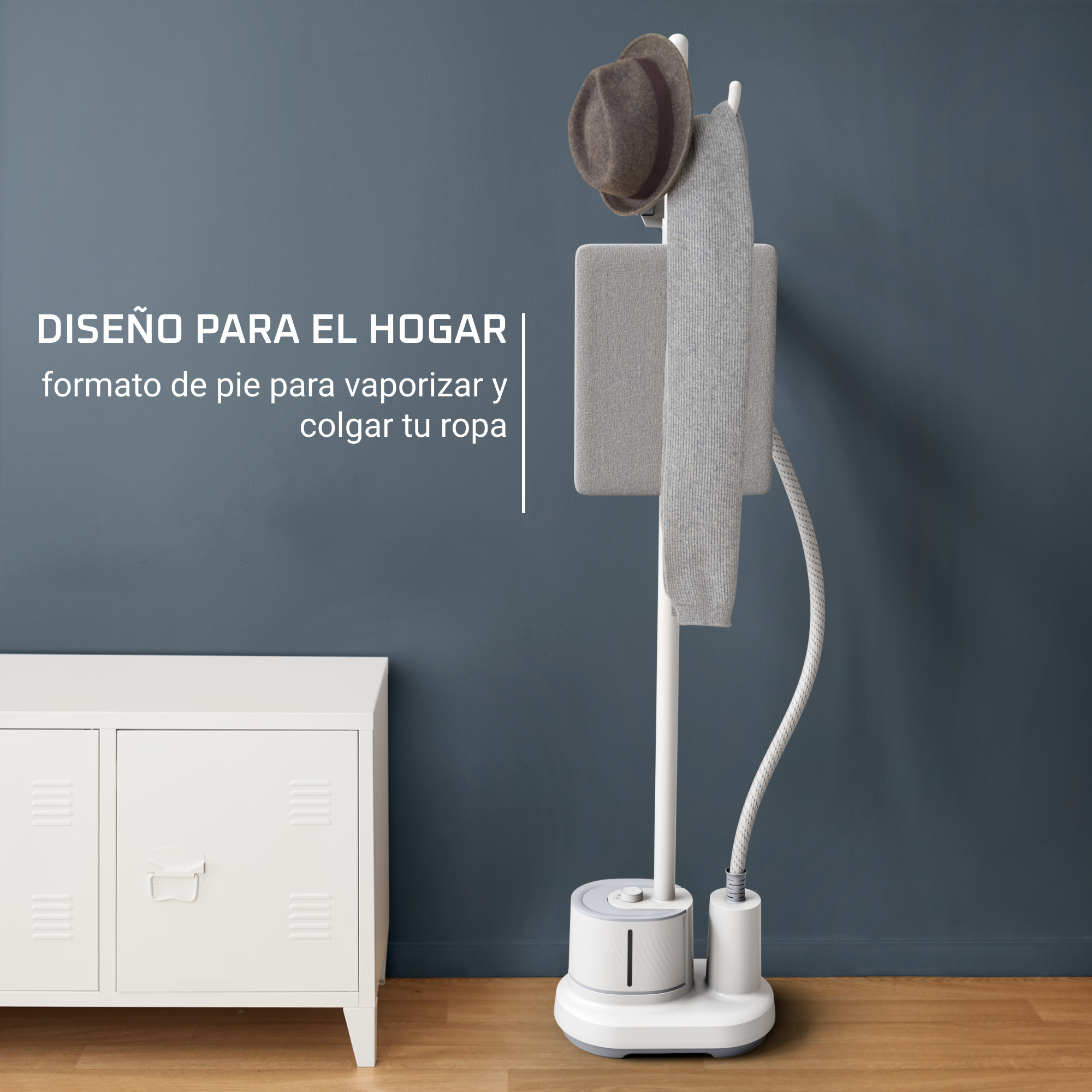 Soporte Para Plancha De Vapor Vertical – Perchero Plegable De 155 Cm, Gira 360° Y Es Portátil Para Casa O Viajes