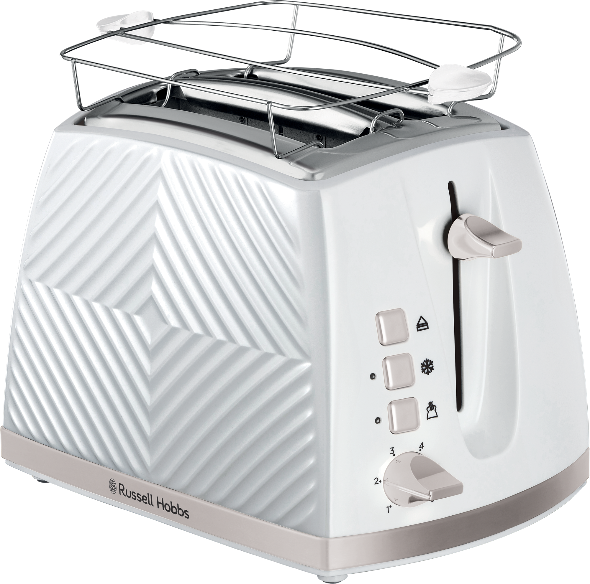 RUSSELL HOBBS 26391-56/RH Groove kenyérpirító, fehér