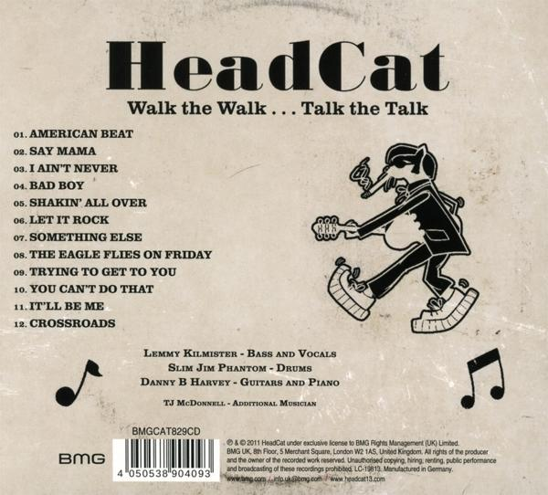 CD-Cover mit einer Zeichnung eines Gitarre spielenden Mannes. Text listet Songtitel und Credits auf.