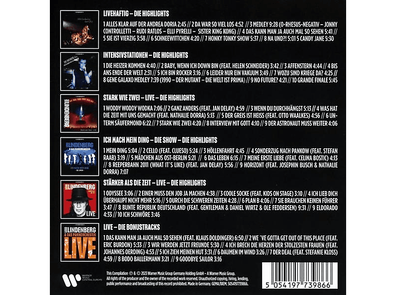 Thumbnail - Udo & Das Panikorchester Lindenberg - Live (CD)