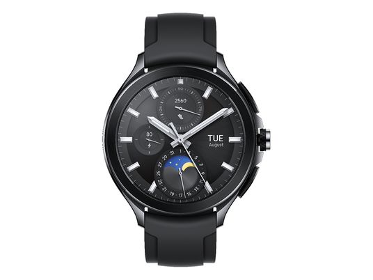 XIAOMI Watch 2 Pro BT - Smartwatch (135-205 mm, Caoutchouc fluoré, Noir)