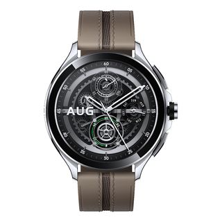 XIAOMI Watch 2 Pro BT - Smartwatch (135-205 mm, Leder, Silber/Braun)
