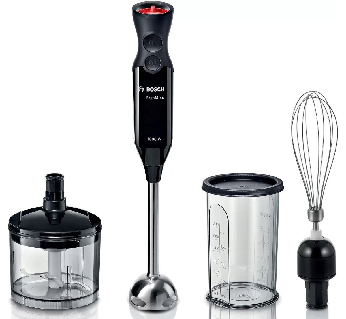 Blender BOSCH MS61B6150 ErgoMixx 1000 W Czarny antracyt