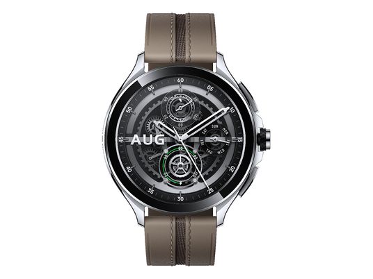 XIAOMI Watch 2 Pro 4G (LTE) - Smartwatch (135-205 mm, Pelle, Argento/Marrone)