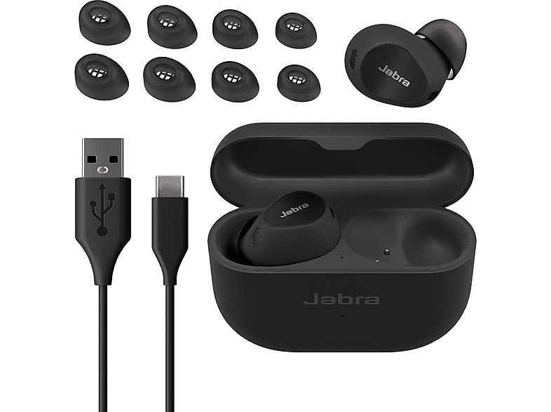 JABRA Elite 10 TWS Bluetooth Kulak İçi Kulaklık Parlak Siyah_2