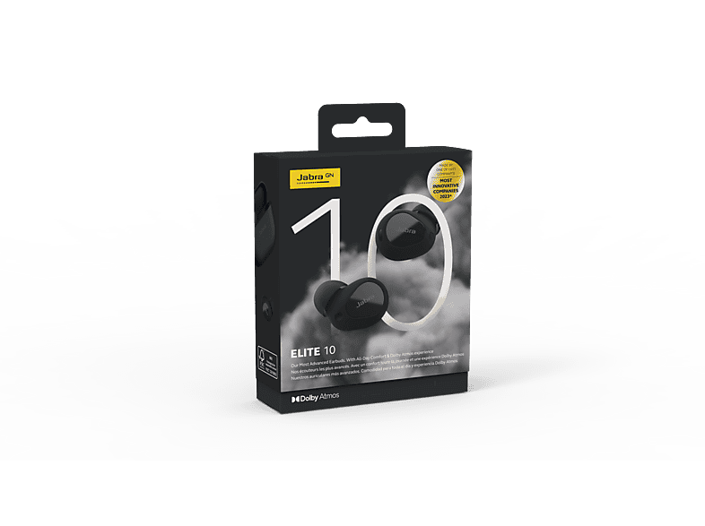 JABRA Elite 10 TWS Bluetooth Kulak İçi Kulaklık Parlak Siyah_3