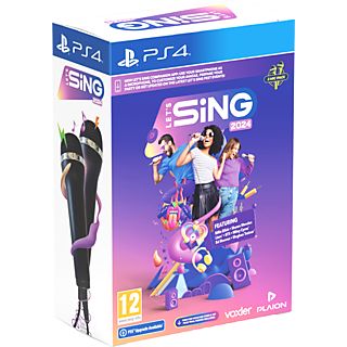 Let's Sing 2024 International + 2 Micro UK/FRK PS4