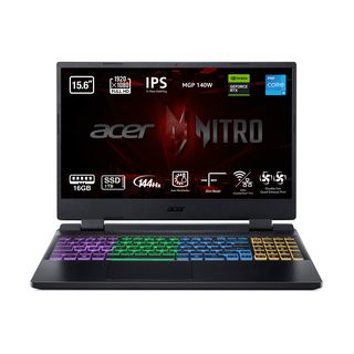 Portátil gaming - Acer Nitro 5 AN515-58-50FE, 15.6" Full HD, Intel® Core™ i5-12500H, 16GB RAM, 1TB SSD, GeForce RTX™ 4050, Sin sistema operativo