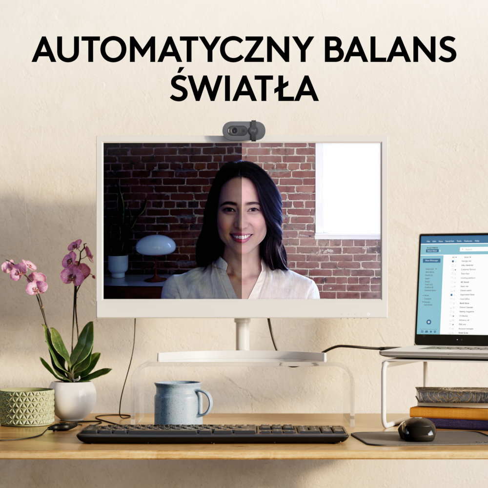 Czerwony mikser KitchenAid, zbliżenie, białe tło.