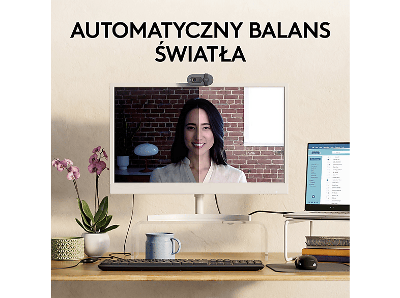 Kamera internetowa LOGITECH Brio 100 Full HD USB-A - 1080p Grafitowy – zdjęcie 3