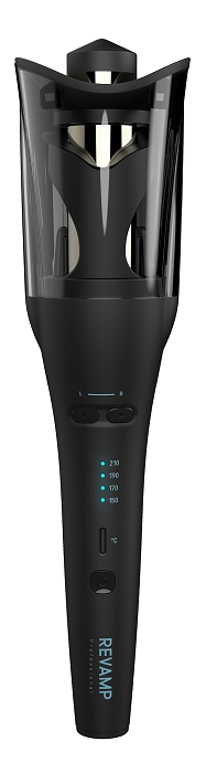 REVAMP CL-2250 Progloss Hollywood Curl Advanced Protect & Shine automata hajgöndörítő, fekete, max 210ºC