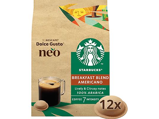 NESCAFÉ Dolce Gusto Neo Starbucks® Breakfast Blend Americano - Kaffeekapseln