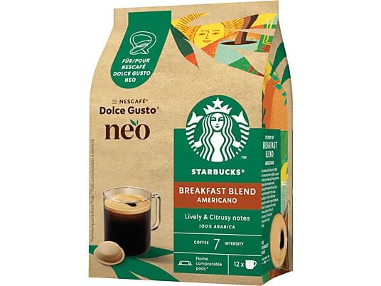 NESCAFÉ Dolce Gusto Neo Starbucks® Breakfast Blend Americano - Kaffeekapseln