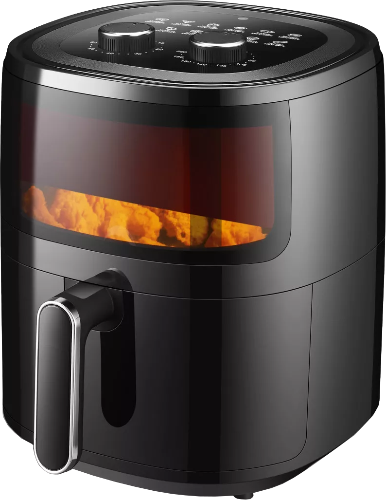 HAUSMEISTER HM 6933 BIO FRITU Forrólevegős sütő, 1500 W, fekete, 5L