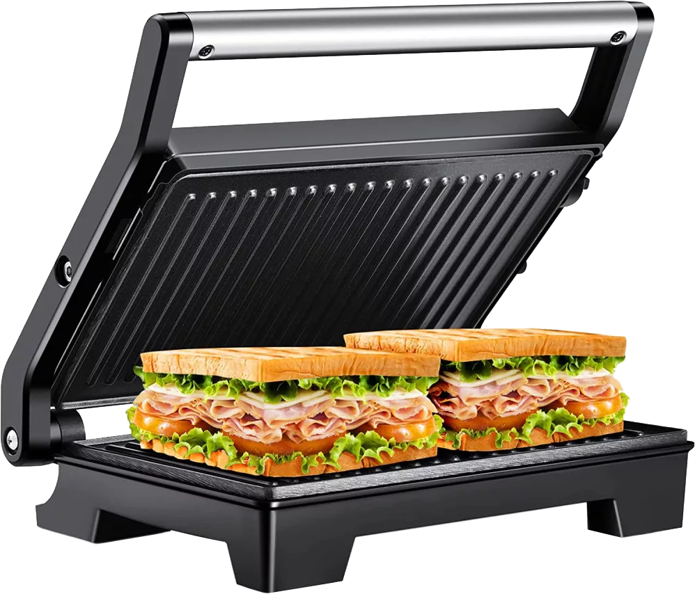 HAUSMEISTER HM 8811 Panini sütő, 1000 W, fekete