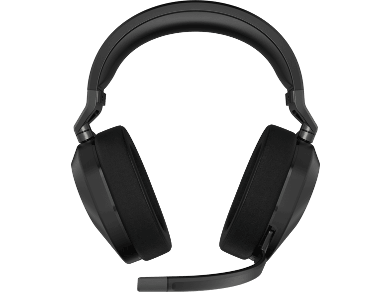 CORSAIR HS65 Wireless Gaming Headset, Over-Ear, 50mm Treiber, Bluetooth/2.4GHz, 114 dB, Dolby Audio 7.1, Carbon; Gaming-Headset — Foto 3 von 5