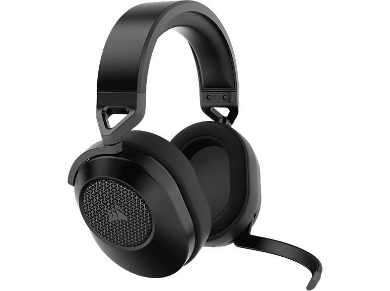 CORSAIR HS65 Wireless Gaming Headset, Over-Ear, 50mm Treiber, Bluetooth/2.4GHz, 114 dB, Dolby Audio 7.1, Carbon; Gaming-Headset — Foto 4 von 5
