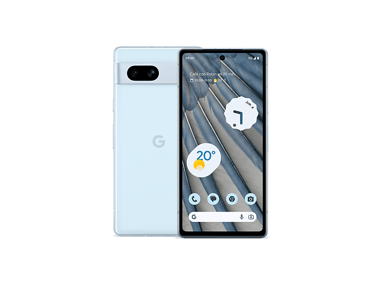 REACONDICIONADO Seminuevo Excelente Google Pixel 7a, Azul claro, 128 GB, 8 GB RAM, 6.1 " OLED Full HD+, Tensor G2, 4.385 mAh, Android