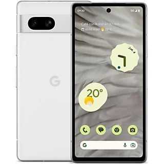 Móvil - Google Pixel 7a, Nieve, 128 GB, 8 GB RAM, 6.1 " OLED Full HD+, Google Tensor G2, 4.385 mAh, Android