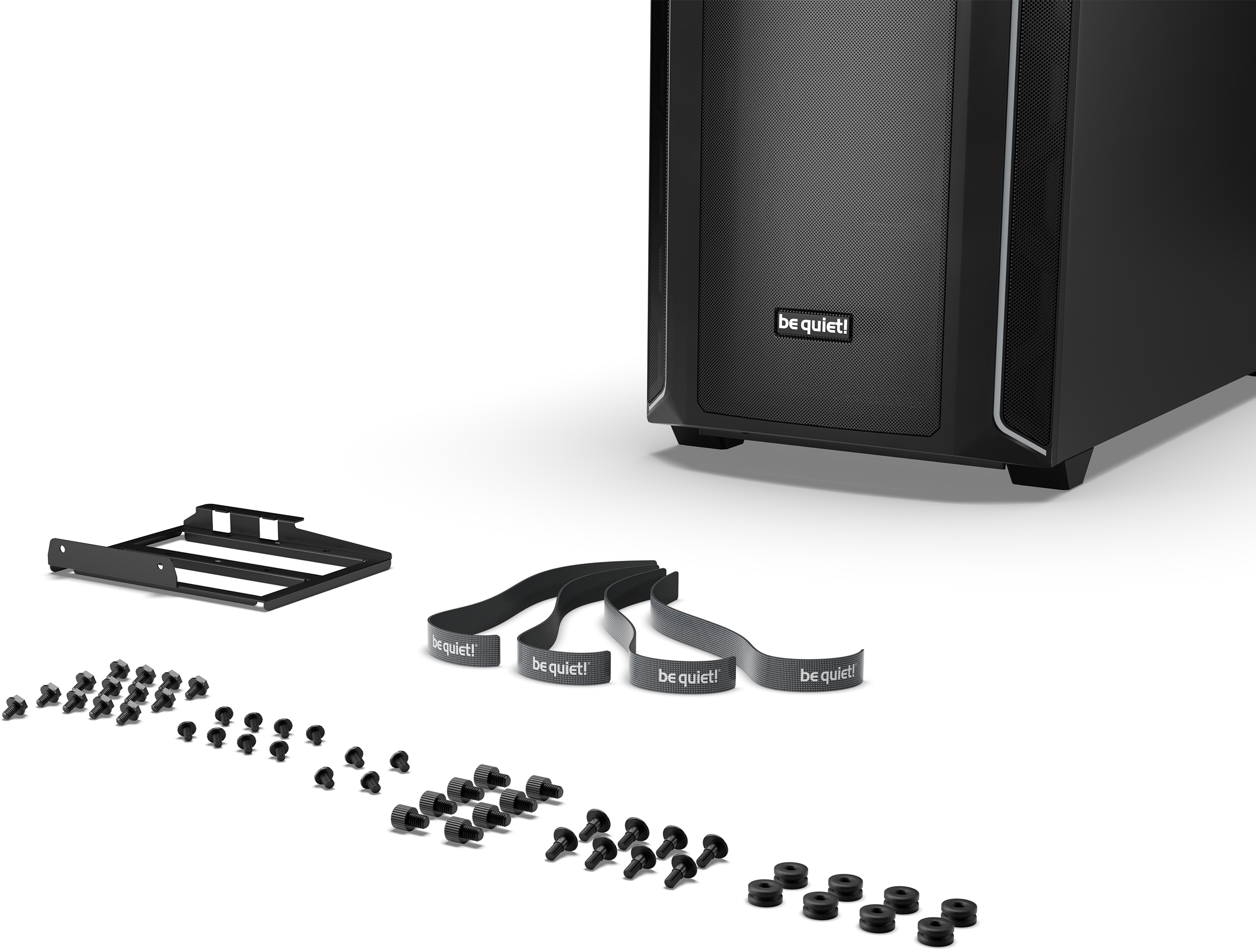 Computergehäuse und Zubehör.