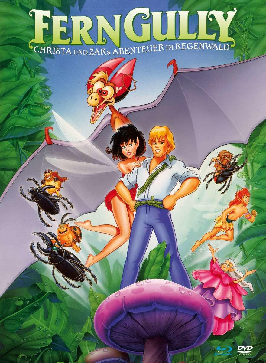 FernGully - Christa und Zaks DVD Mediabook + Limitiertes Abenteuer Blu-ray